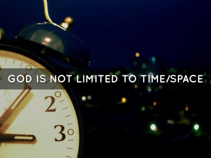God is outside time