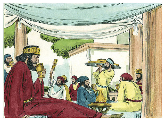 Ahsueras festival of wine